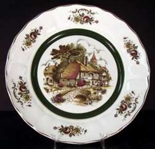 Grindley English Rural Scenes Dinner Plate 4". Collectible replacement piece available at China Lane.