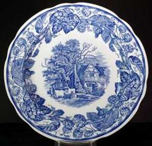 Spode- Victorian Collection (Blue Room Collection) - Dinner Plate- Rural Scenes
