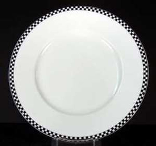 Mikasa Vassar Black HK237 Salad Plate - New, Light Wear 8 5/8"
