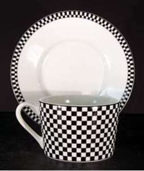 Mikasa Vassar Black Flat Cup, 2 3/8"