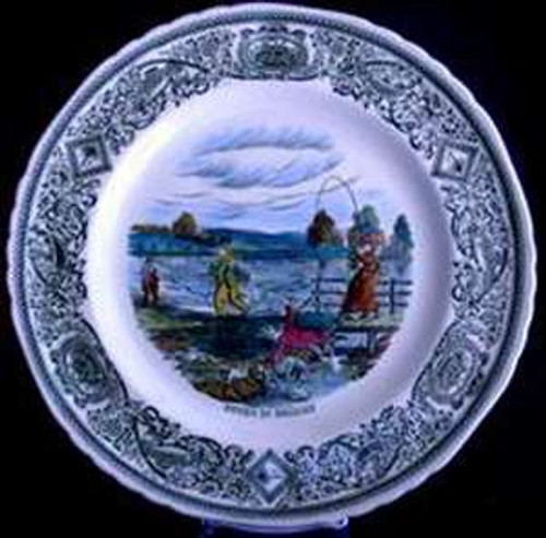 Mason's - Angling Series - Dinner Plate #5