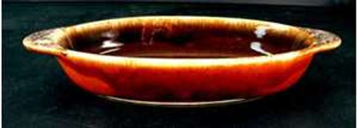 Hull Brown Drip Au Gratin 8" from Hull Brown Drip. Replacement piece from China Lane.