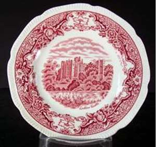 Royal Swan - Historic Castles~Pink - Bread Plate