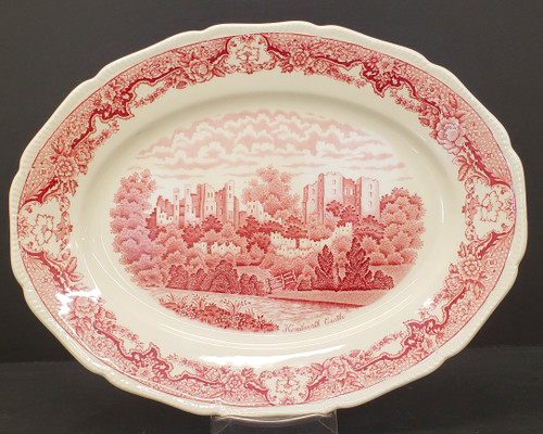 Royal Swan - Historic Castles~Pink - Platter 12