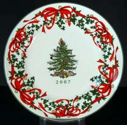 Spode - Christmas Tree~Green Trim S3324 - Collector Plate 2007