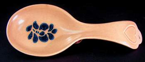 Pfaltzgraff Folk Art Spoon Rest, 9" Heart on Handle