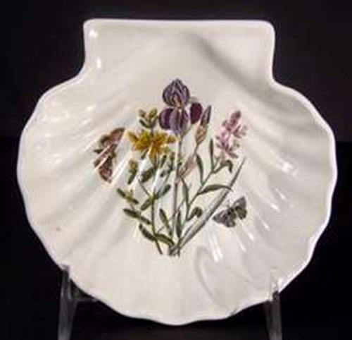 Portmeirion - Botanic Garden - Clam Shell Dish - Purple Iris