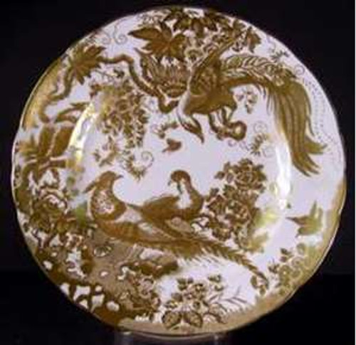 Royal Crown Derby - Gold Aves A1235 - Salad Plate