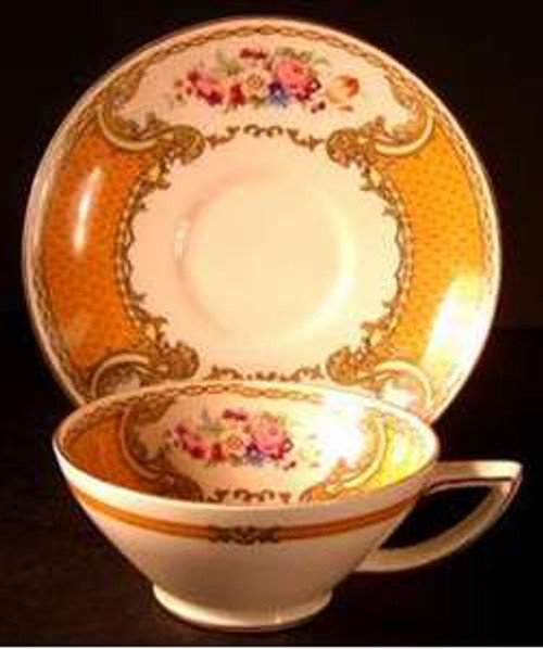 Myott - Bouquet 2381~Orange - Saucer