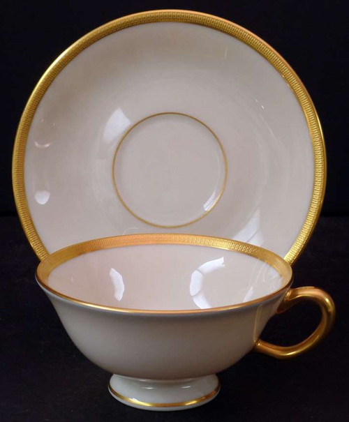 Lenox Tuxedo (Gold Backstamp) Footed Cup, 2 1/8" Footed