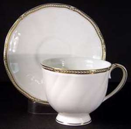 Wedgwood - Crown Gold - Cup and Saucer