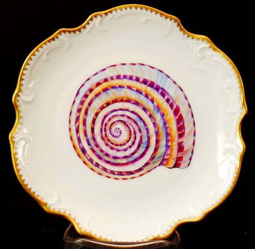 Anna Wetherley - Seascape Shell - Bread Plate