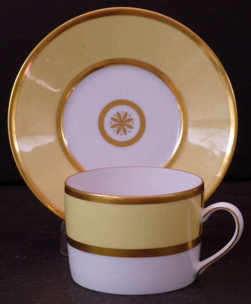 Bernardaud - Sparte~Yellow - Cup and Saucer