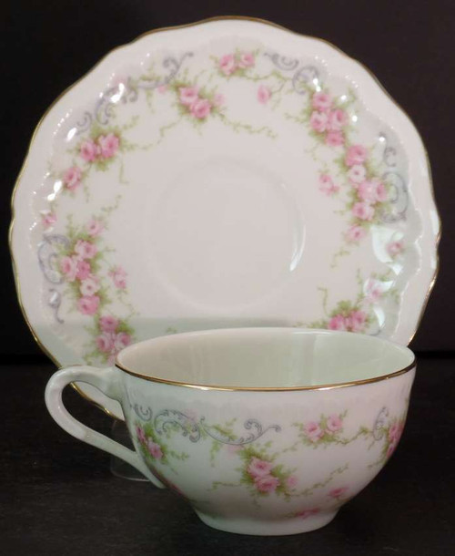 Haviland Yvonne Flat Cup – from the Yvonne collection by Haviland.
