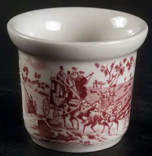 Johnson Brothers Coaching Scenes Pink Egg Cup.