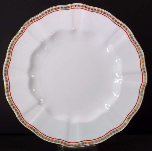 Royal Crown Derby - Carlton Red A1301 - Salad Plate