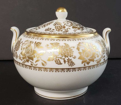 Wedgwood Damask Gold Sugar Bowl – Damask Gold by Wedgwood.