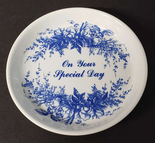 Spode Blue Room Collection Coaster - collectible replacement piece by Spode.
