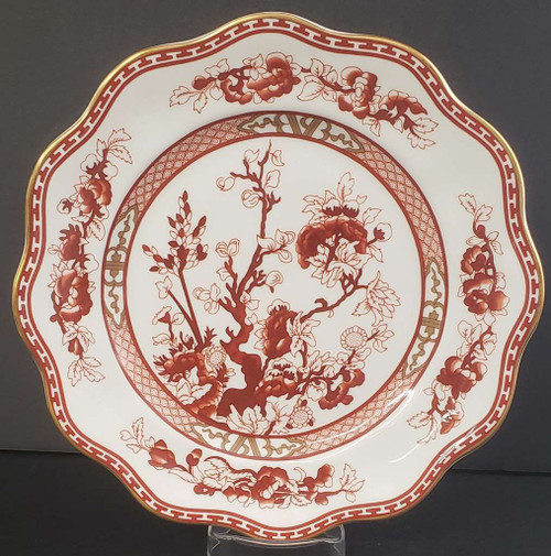 Coalport - Indian Tree Coral Scalloped - Dinner Plate