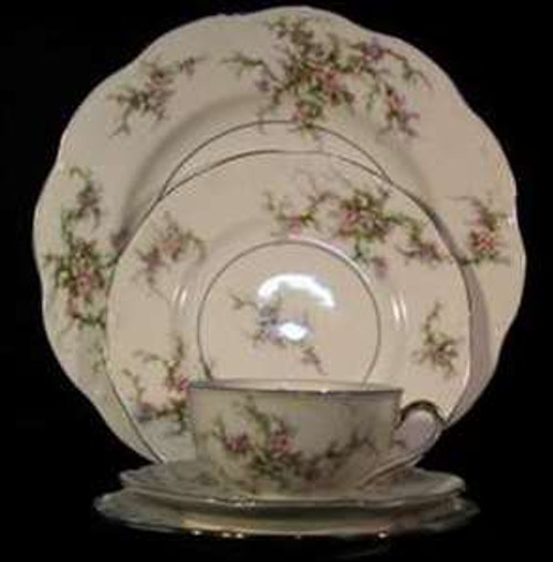 Haviland Rosalinde (New York) Saucer - Moderate Wear. Collectible replacement piece available at China Lane.