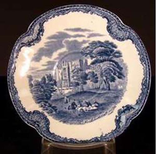 Johnson Brothers Old Britain Castles Blue Saucer - New. Collectible piece.