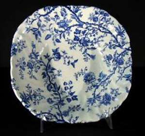 Johnson Brothers Old Bradbury Blue on White Cereal Bowl - About New - Old Bradbury Blue (White Background) by Johnson Brother