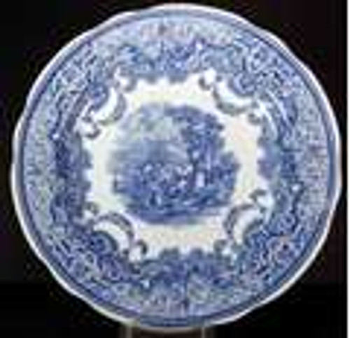 Spode Victorian Collection (Blue Room Collection) Dinner Plate - Continental Views - Victorian Collection (blue Room Collecti