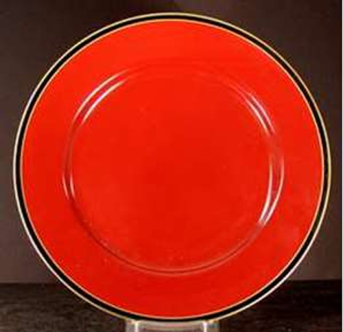 Fitz and Floyd - Hattori~Cinnabar - Dinner Plate - AN