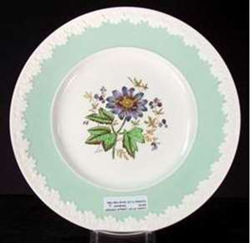 Wedgwood - Hampton Court~Green Rim TL135 - Dinner Plate - AN