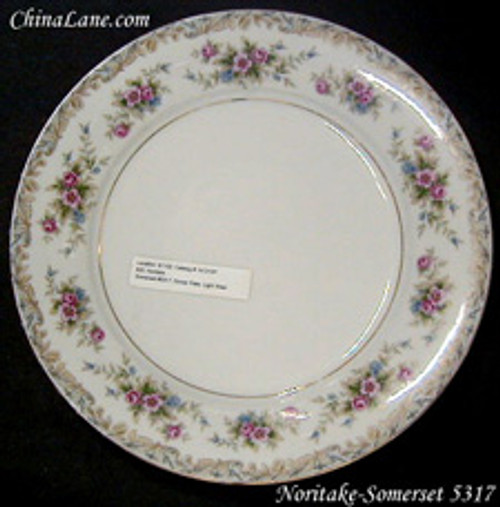 Noritake Somerset 5317 Dinner Plate - Trim, 10 1/2"