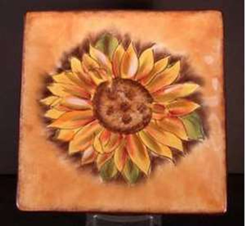 Clay Art - Tuscan Sunflower - Salad Plate - N