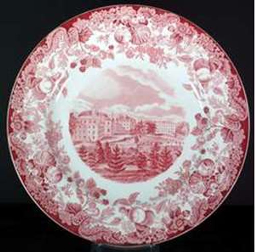 Wedgwood - Harvard University ~ Pink - Dinner Plate - LC