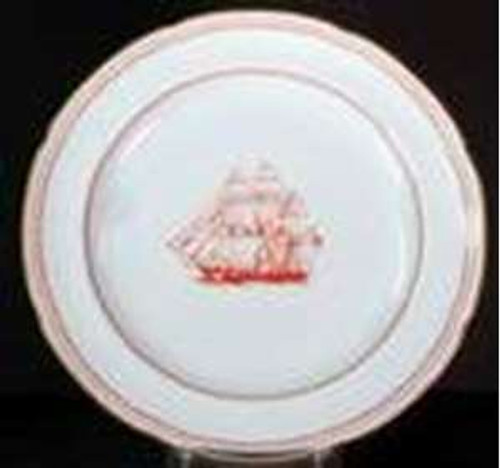 Spode Trade Winds Red W128 Salad Plate - About New - collectible replacement piece by Spode.