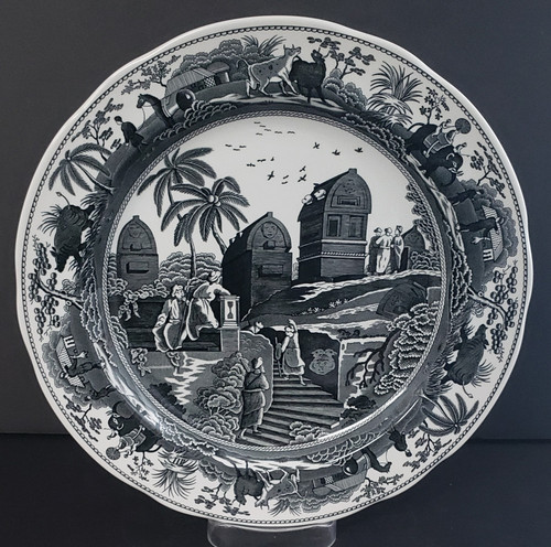 Spode - Archive Collection~Black - Dinner Plate~Caramanian