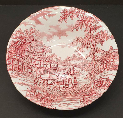 Meakin Alfred - Coaching Days~Pink - Soup Bowl - N