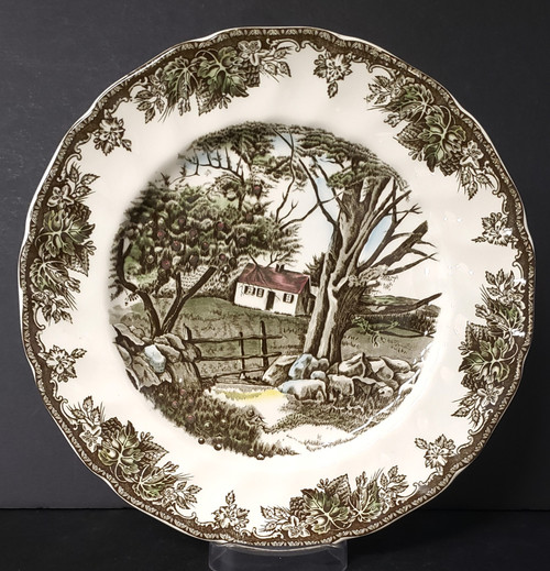 Johnson Brothers Friendly Village Dinner Plate Stone Wall - collectible replacement piece by Johnson Brothers.