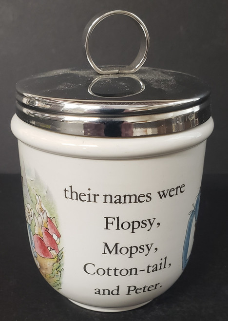 Wedgwood Peter Rabbit Egg Coddler with Lid from the Peter Rabbit collection by Wedgwood.