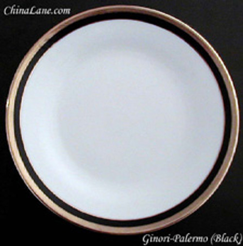 Ginori Richard Palermo Black Salad Plate from Ginori Richard Palermo Black. Replacement piece from China Lane.