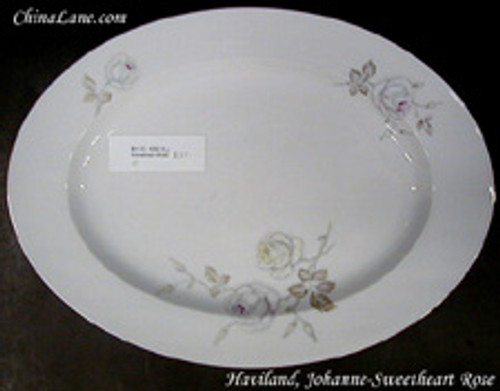 Haviland Johann Sweetheart Rose Salad Plate 8" in the Haviland Johann Sweetheart Rose pattern. Shop China Lane for replacemen
