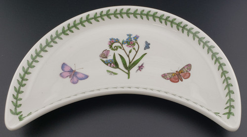 Portmeirion Botanic Garden Salad Plate (Crescent) - Forget Me Not - New, 8 3/4" Portmeirion Botanic Garden Salad Plate (Crescent) - Forget Me Not - New, 8 3/4"