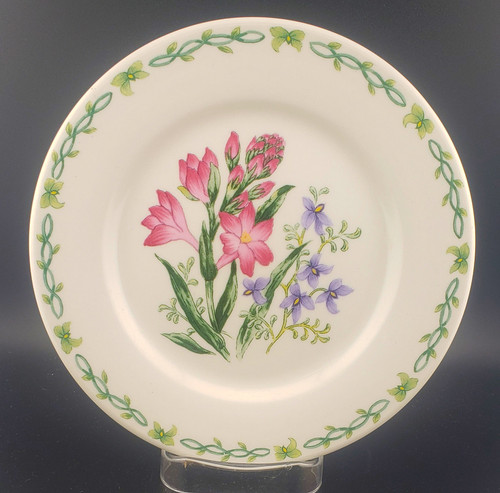 Thomson Pottery Replacement China - Floral Garden - Salad Plate - Pink Crocus - N