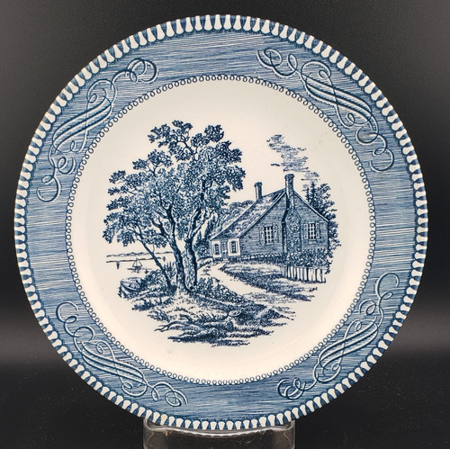 Royal Replacement China - Currier & Ives ~ Blue - Salad Plate - LW Royal Replacement China - Currier & Ives ~ Blue - Salad Plate - LW