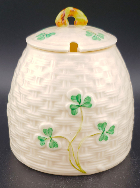 Belleek - Shamrock - Petite Jar with Lid - N