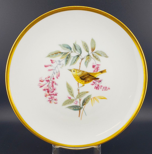 Hutschenreuther - Audobon Bird - Salad Plate - Yellow Warbler - AN
