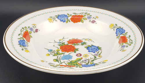Aynsley - Famille Rose - Soup Bowl- Trim off edge - N