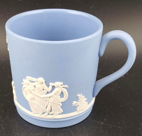 Wedgwood - Cream on Lavender Jasperware - Demitasse Cup - N