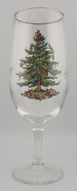 Spode - Christmas Tree (Green Trim) - Iced Tea - Glass - N
