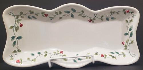 Pfaltzgraff - Winterberry - Appetizer/Bread Tray - Nw