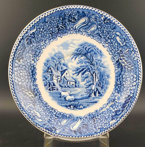 Adams - English Countryside - Blue - Saucer - AN