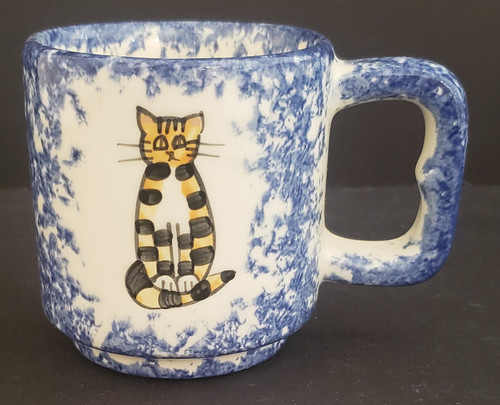 Molly Dallas - Molly's Cows - Mug - Black/Yellow Cat - N